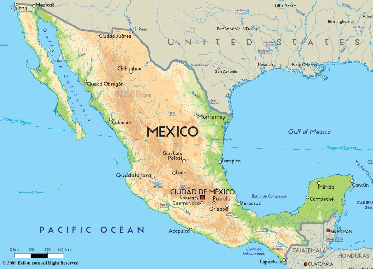 რუკა მექსიკაში