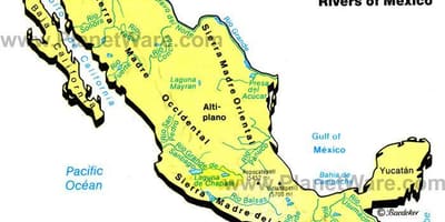 რუკა მექსიკაში მთათა
