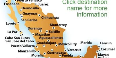 რუკა პლაჟები in Mexico