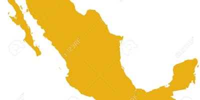 რუკა მექსიკაში სილუეტი