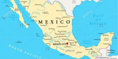 მექსიკის ქალაქების რუკა